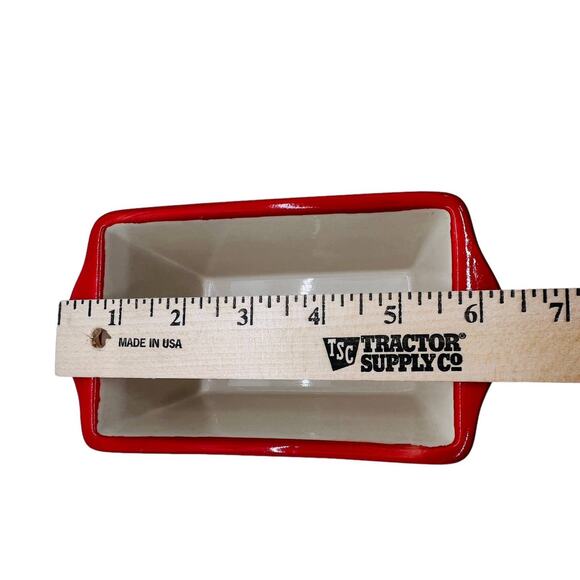 AC Moore Merry Christmas Small Ceramic Casserole Baker Nostalgic Holiday Kitchen - Picture 11 of 12